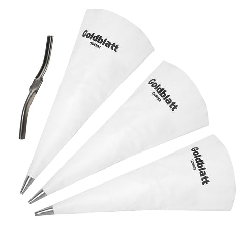 Goldblatt mortar bag set with 13x24 opening for precise grout control.