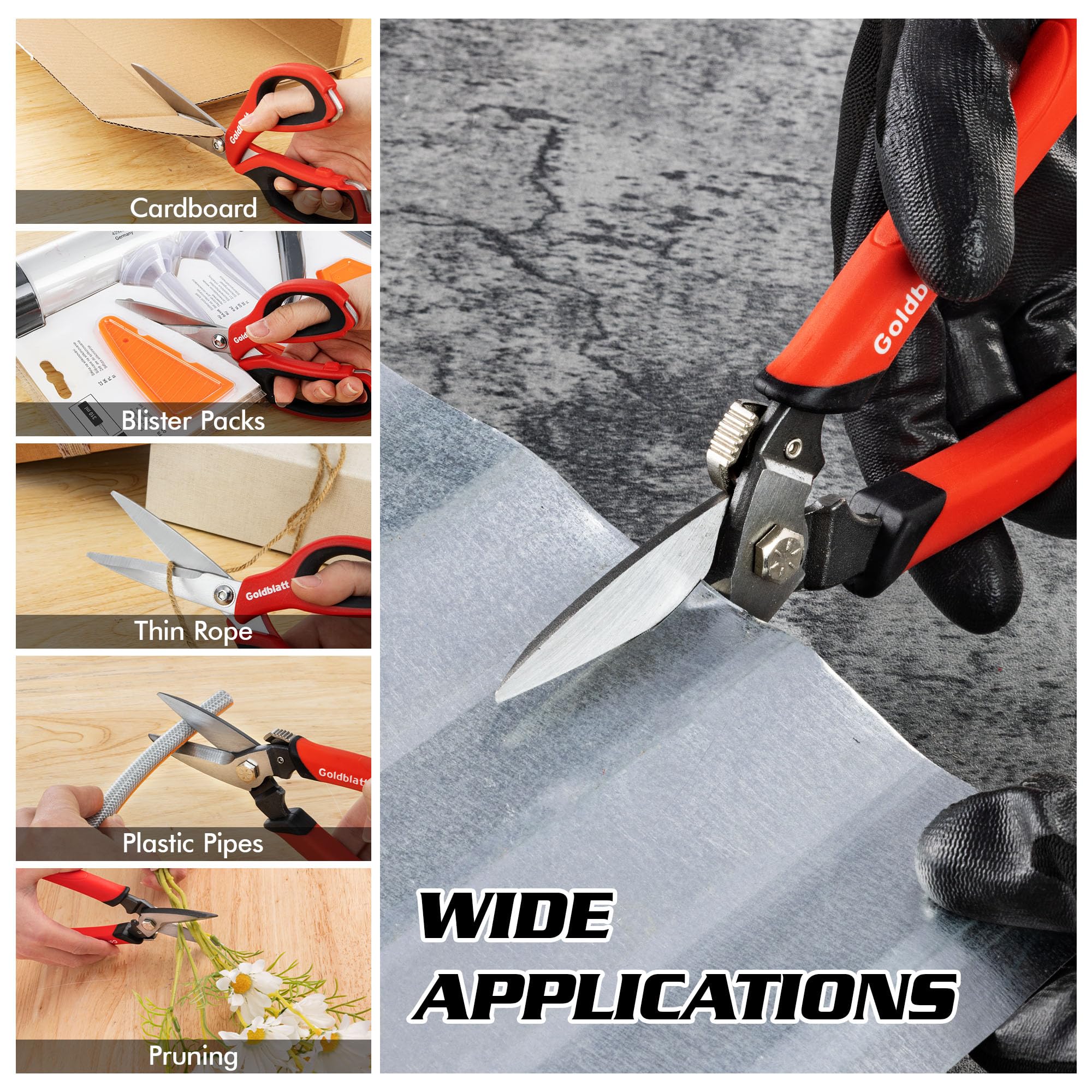 Goldblatt packaging shows the 3-piece set for diverse tasks