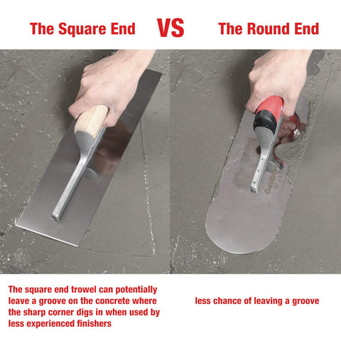 Goldblatt soft-grip handle reduces fatigue during finishing sessions