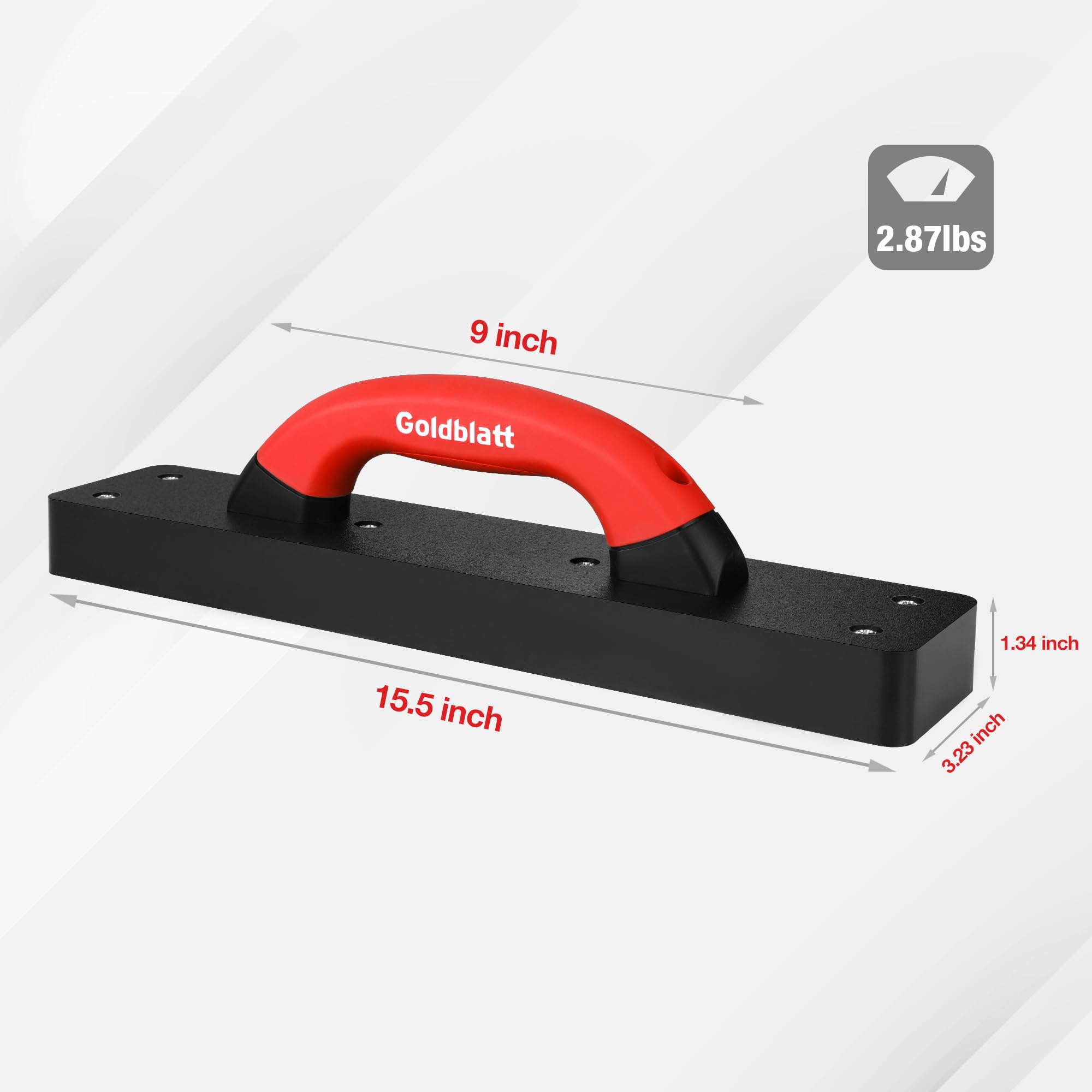 Goldblatt easy-to-use tapping block speeds up long plank installs.