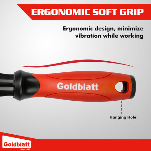 Goldblatt Trim Puller corrosion-resistant finish resists wear on job sites