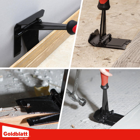 Goldblatt Trim Puller supports tile removal on flooring projects