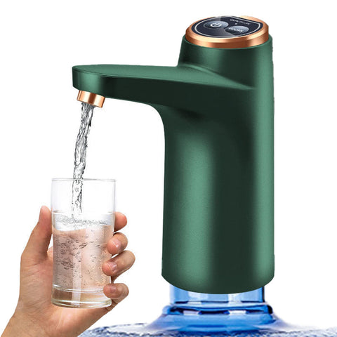 Golden Deer 5-gallon pump in action for effortless water dispensing.