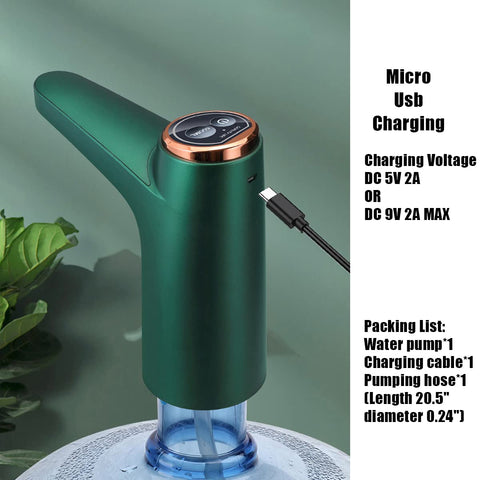 Golden Deer 600 mL pump button for precise pours.
