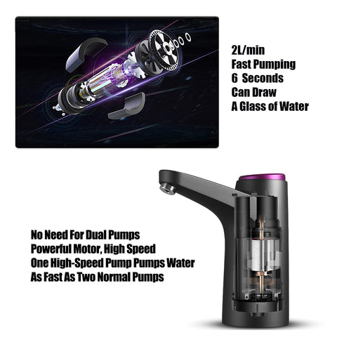 Golden Deer neck size compatibility for 3–5 gallon bottles.