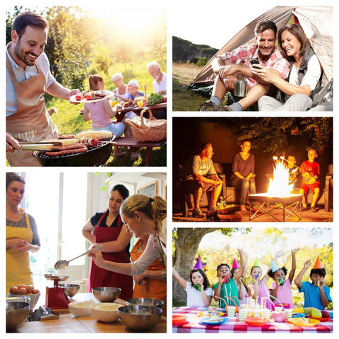 Golden Deer travel-ready kit for parties and kitchens.