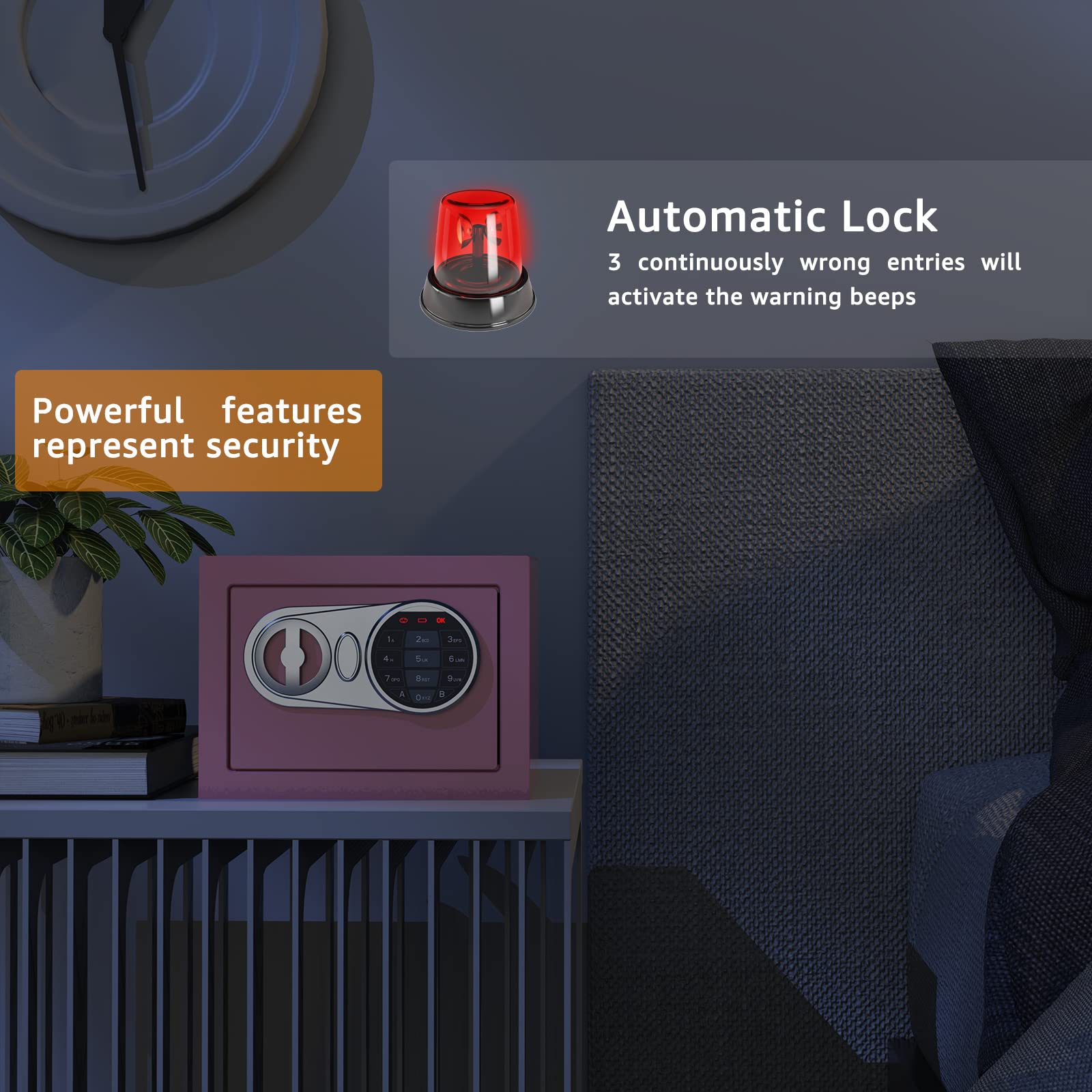 GoldenKey emergency keys included for fast access
