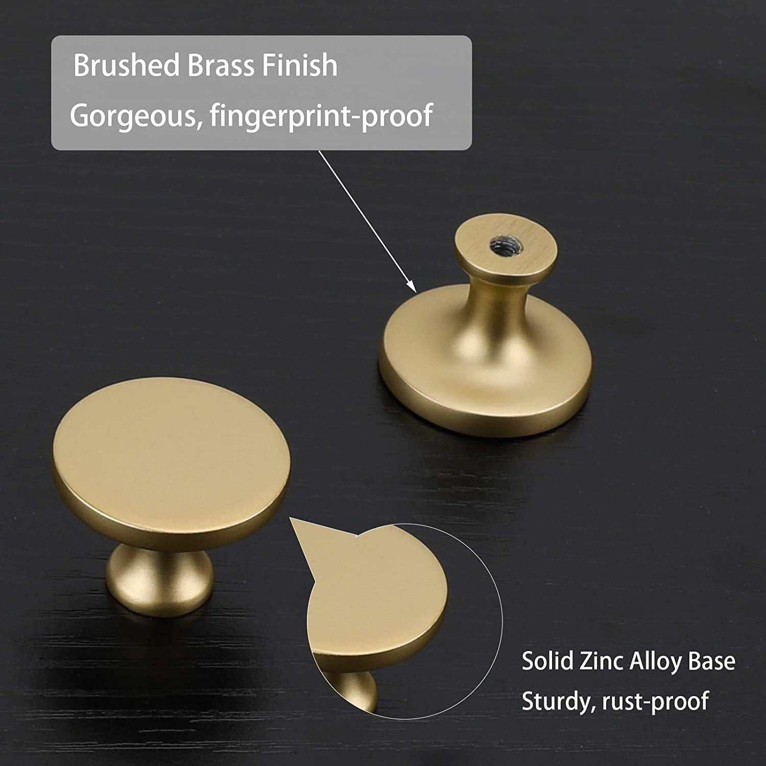 Goldenwarm 32mm drawer knob fits standard hole spacing for easy replacement