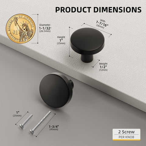 Goldenwarm 5-pack cabinet knobs set displayed for versatile home upgrade