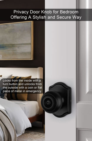 Goldenwarm bedroom privacy knob interior lock provides simple daily use.