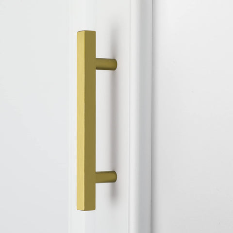 Goldenwarm brushed-brass modern cabinet pulls suit various styles