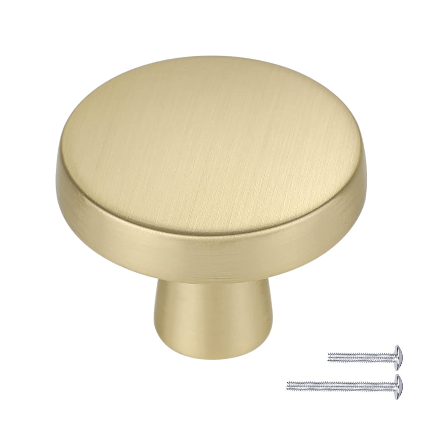 Goldenwarm rounded-edges design knob, safe to handle.