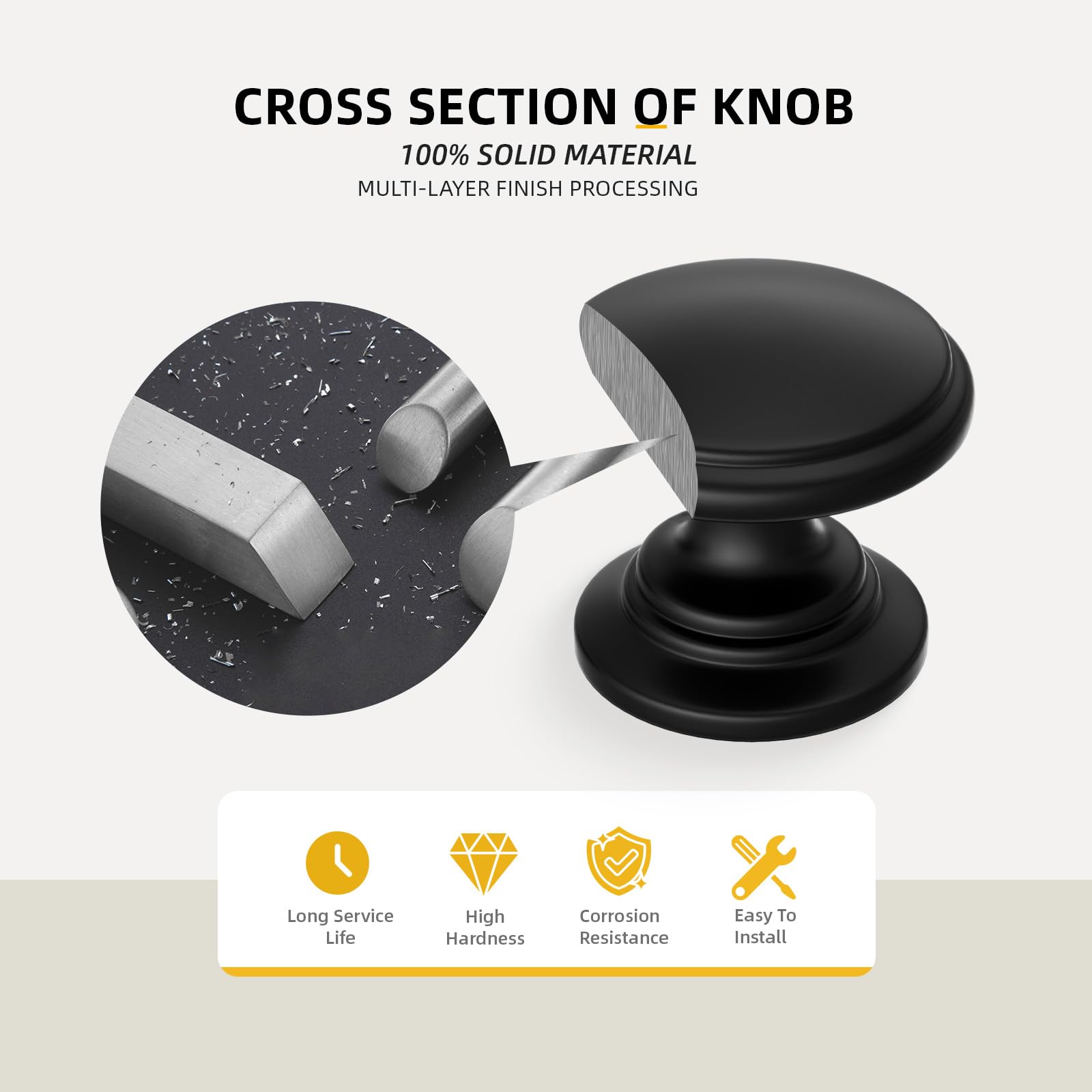 Goldenwarm 25-pack cabinet knobs for fast, cohesive hardware refresh.