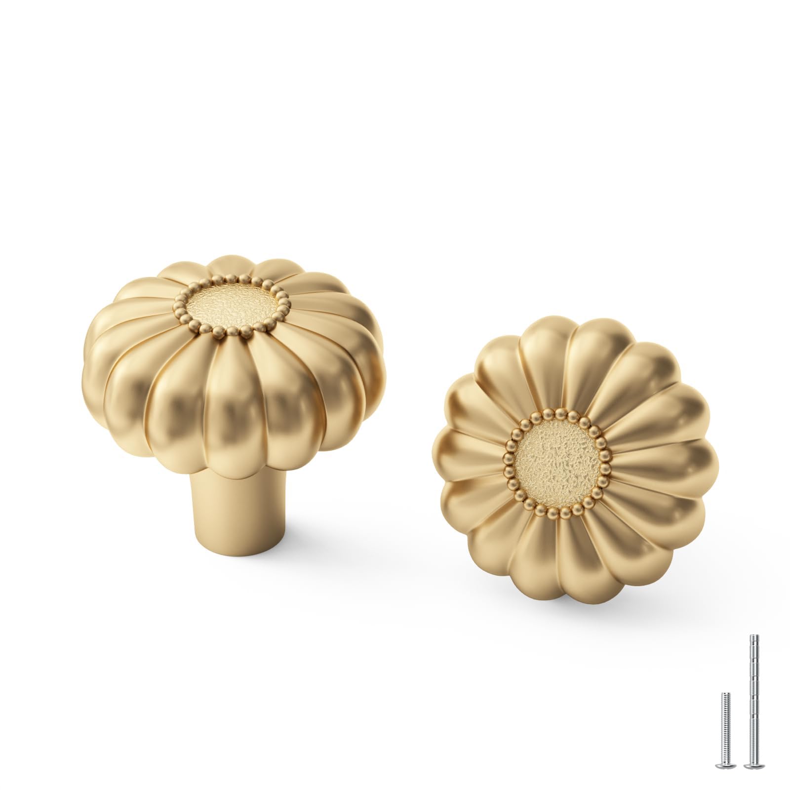 Goldenwarm dresser knobs with pumpkin pattern add vintage charm to furniture.