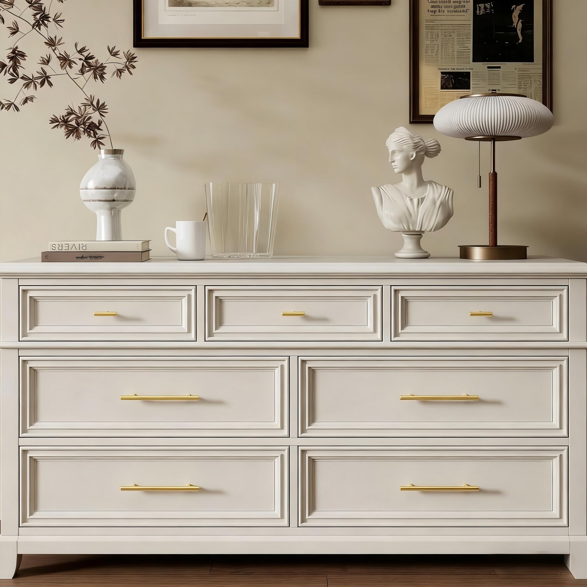 Goldenwarm durable kitchen and bathroom cabinet pulls for daily use
