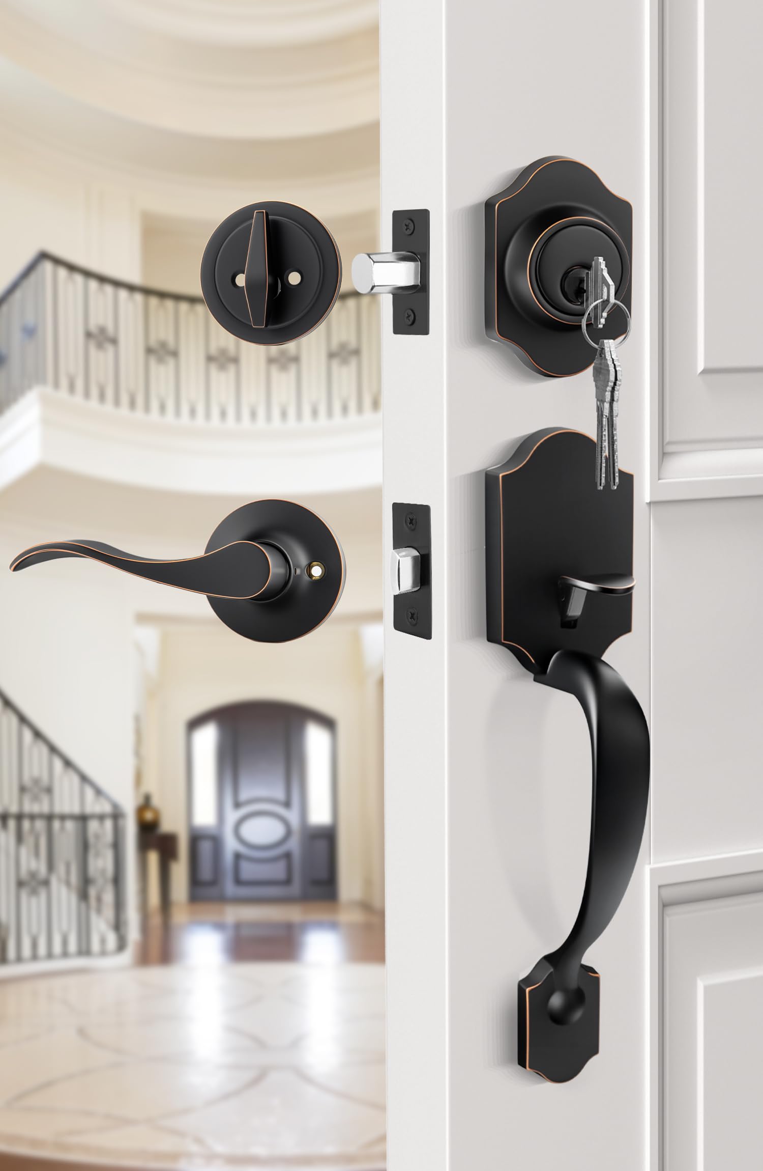 Goldenwarm easy-install front door assembly with clear setup guide