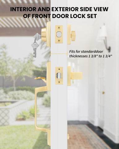 Goldenwarm reversible lever detail demonstrates left-right handed compatibility