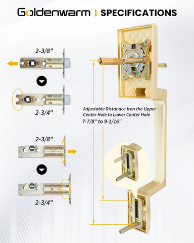 Goldenwarm zinc alloy finish close-up highlights rust resistance