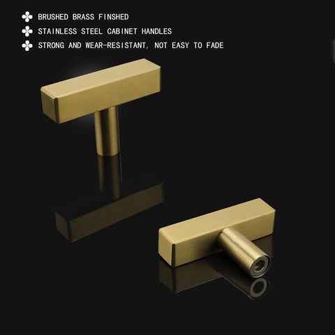 Goldenwarm gold cabinet knobs for kitchen hardware elevate furniture style.