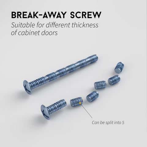 Goldenwarm knobs use standard screws for easy replacement.