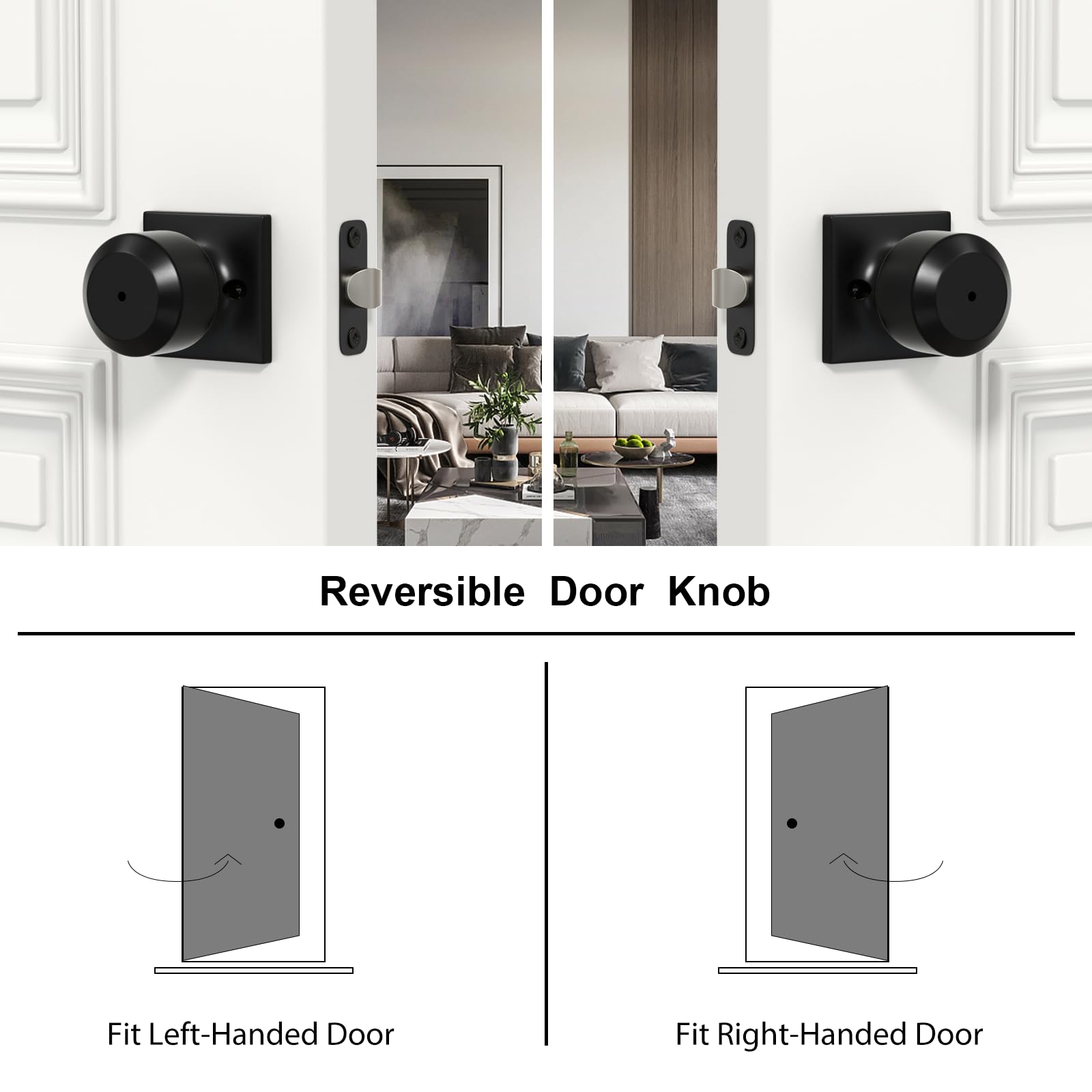 Goldenwarm backset adjustable to 2 3/8 or 2 3/4 inches.
