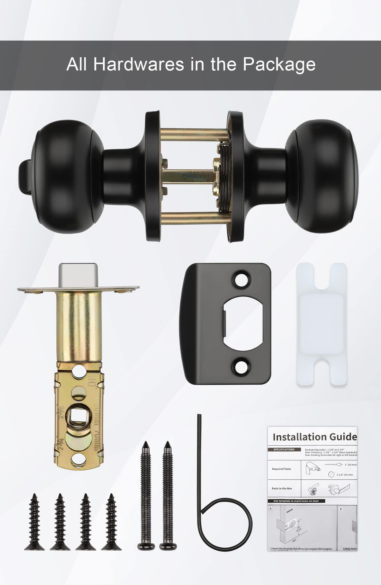 Goldenwarm matte black finish resists wear with premium stainless steel construction.