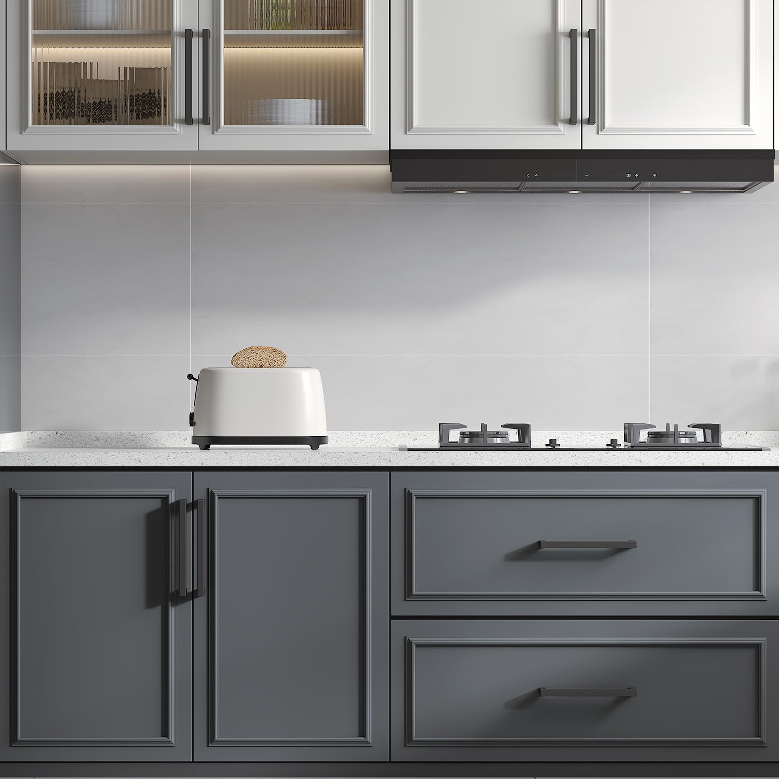 Goldenwarm modern cabinet pull with rectangular design for chic bathrooms.