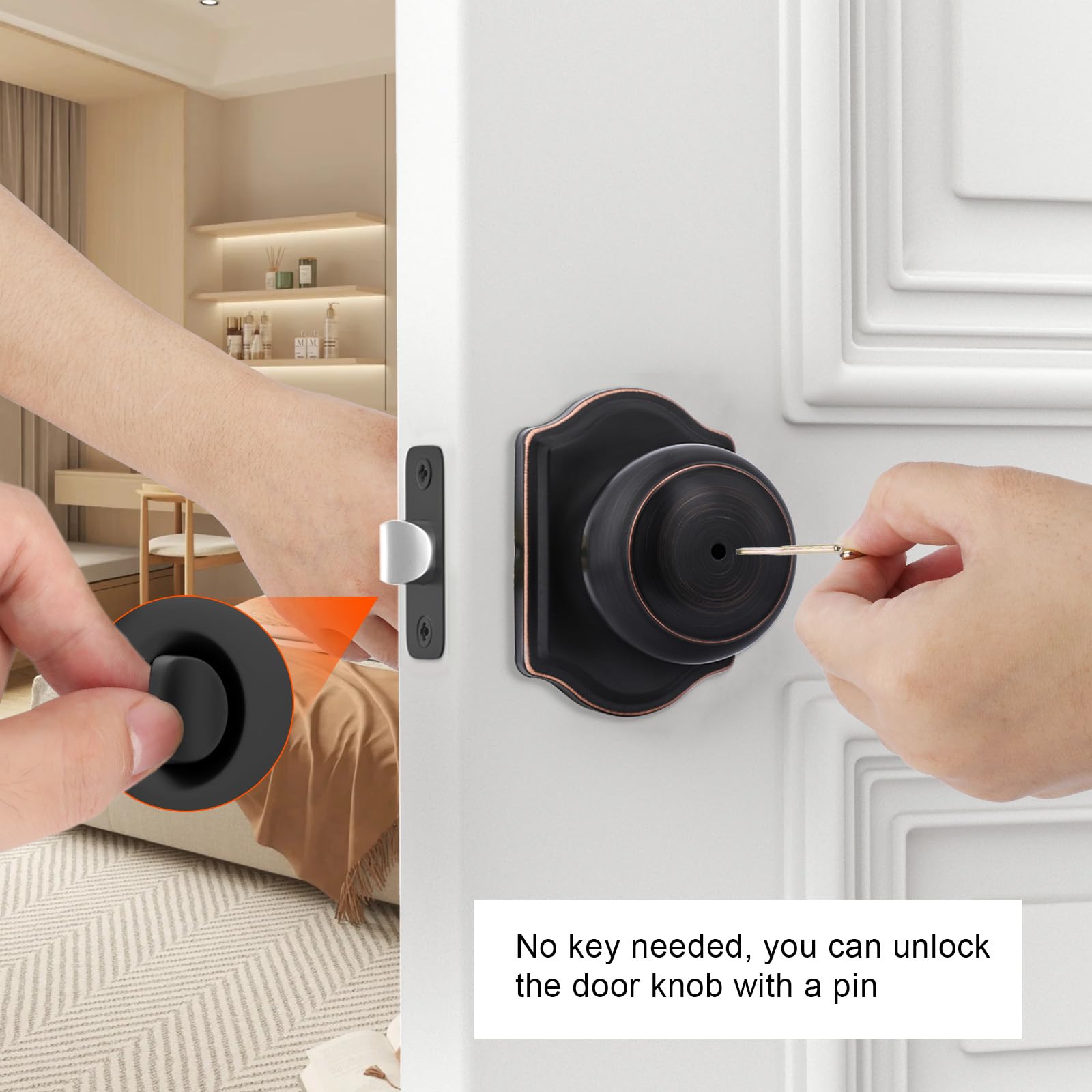 Goldenwarm oil rubbed bronze knob emphasizes durability and long-lasting performance