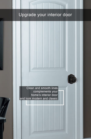Goldenwarm rosette detail highlights premium finish and scratch concealing design.