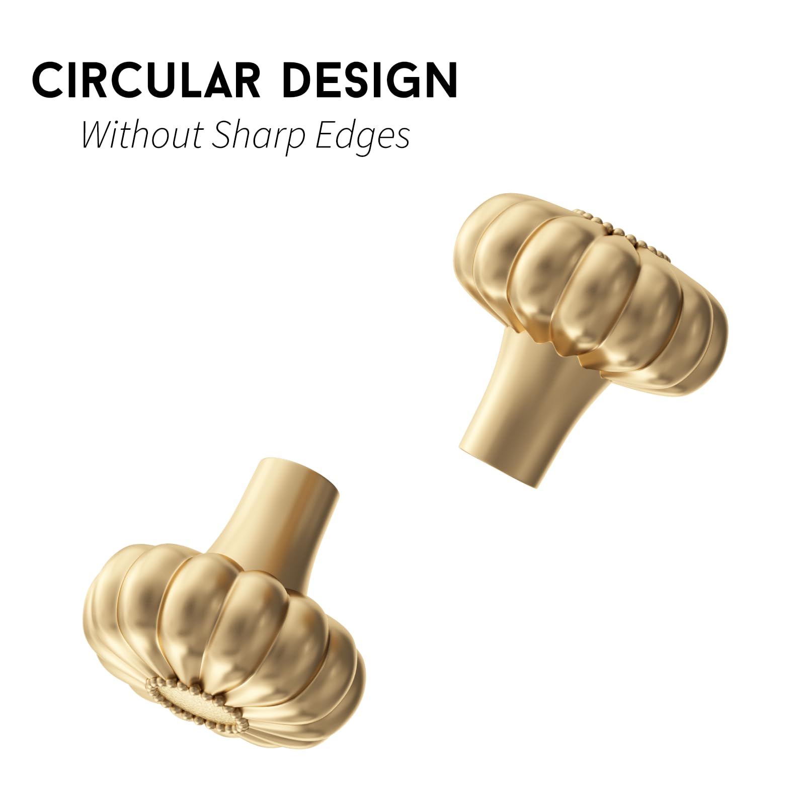 Six-pack Goldenwarm knobs with free screws enable quick updates.