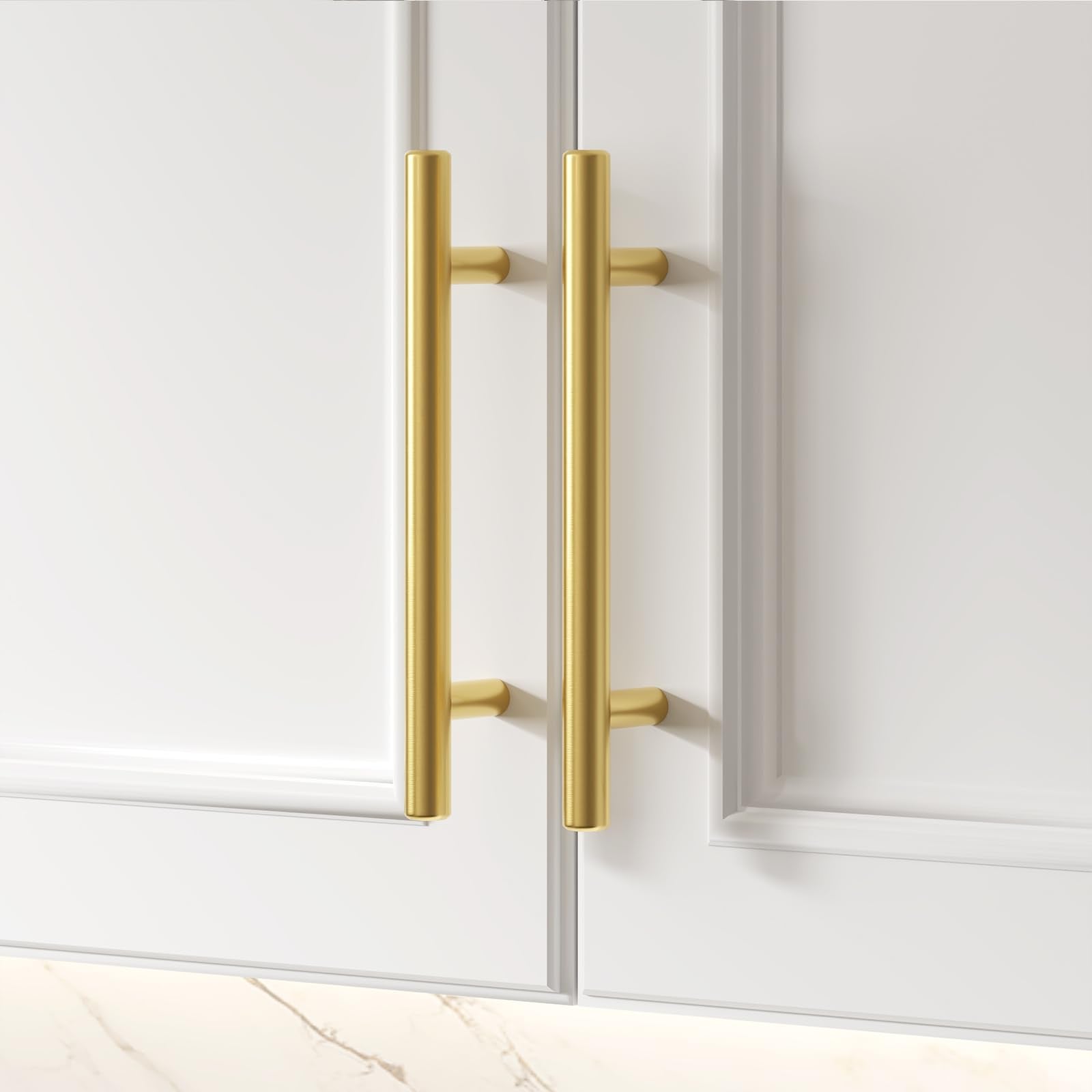 Goldenwarm stainless steel drawer pull adds durable, smooth-glide functionality