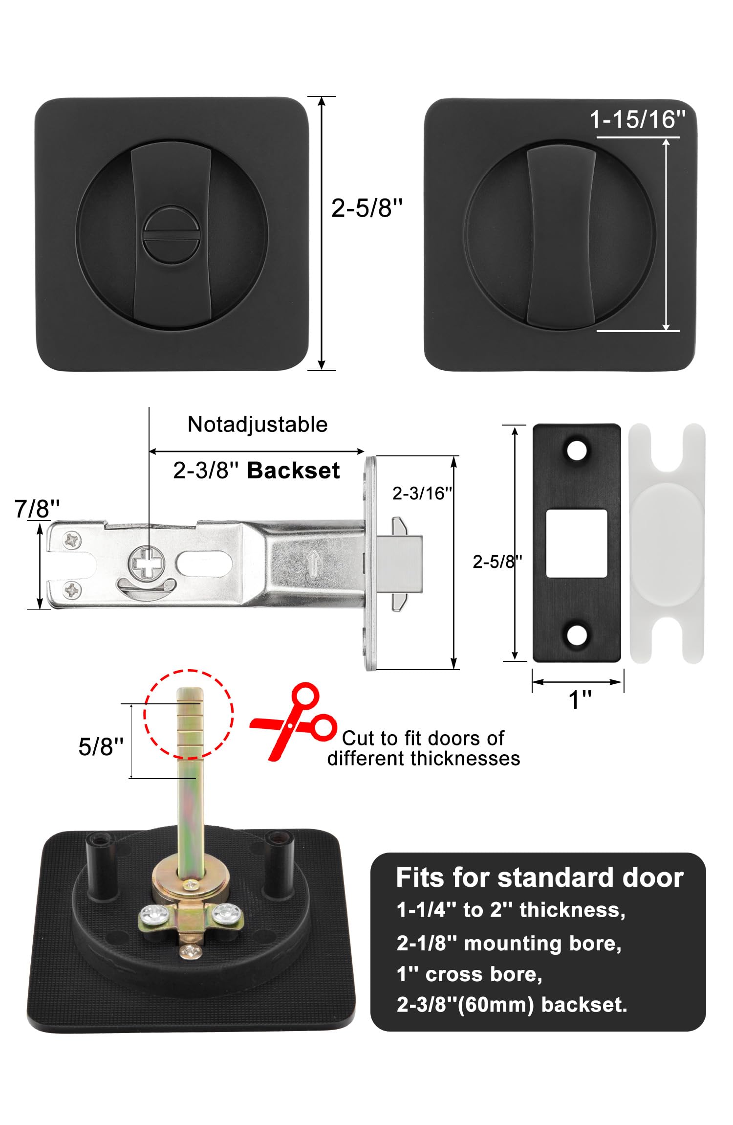 Goldenwarm tailpiece adjustable 3-step design improves install fit.