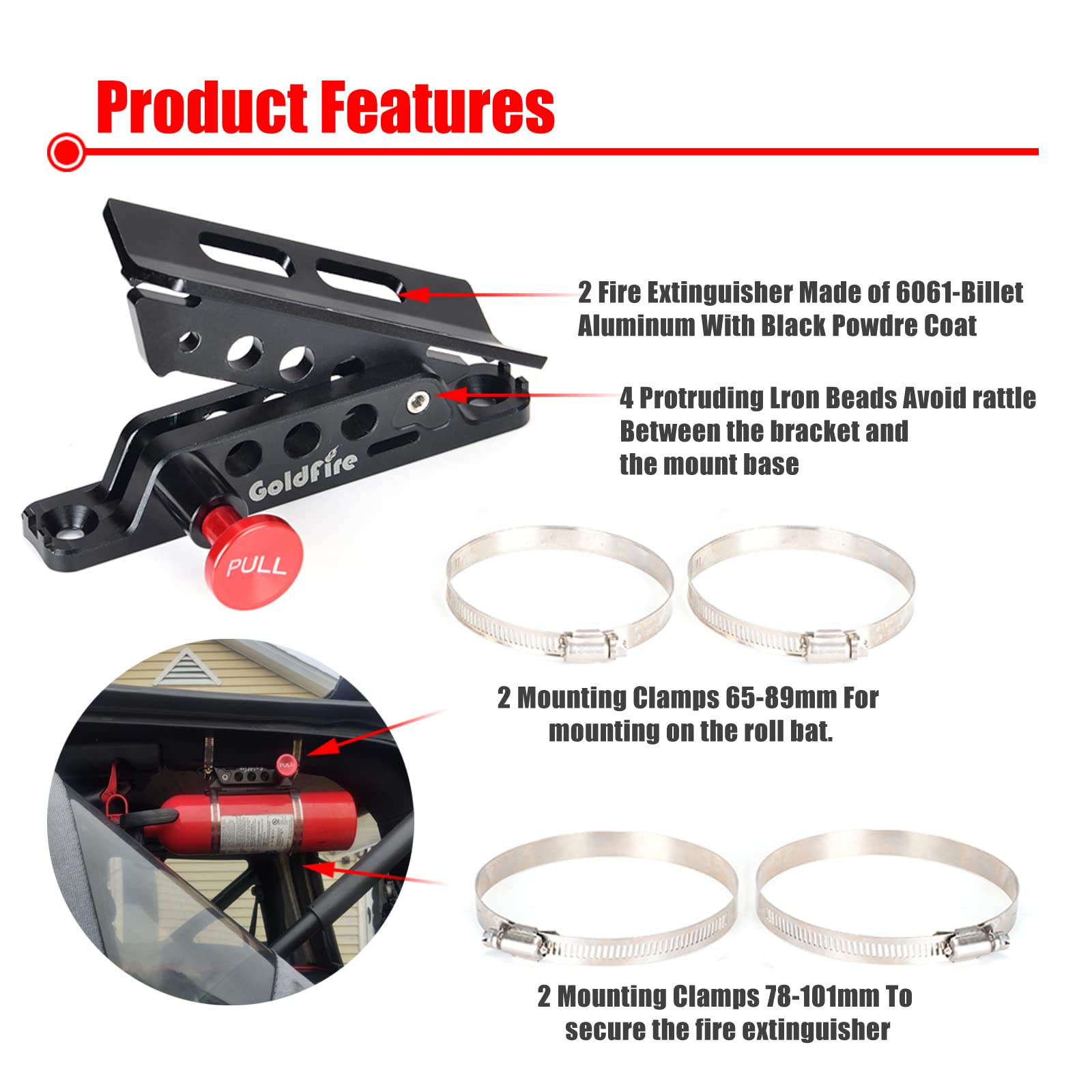 Goldfire universal fitment on Jeep Wrangler for easy retrofit
