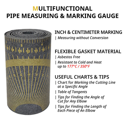 Goldland-WELD PROTECT flex angle measuring gauge aligning with pipe curve