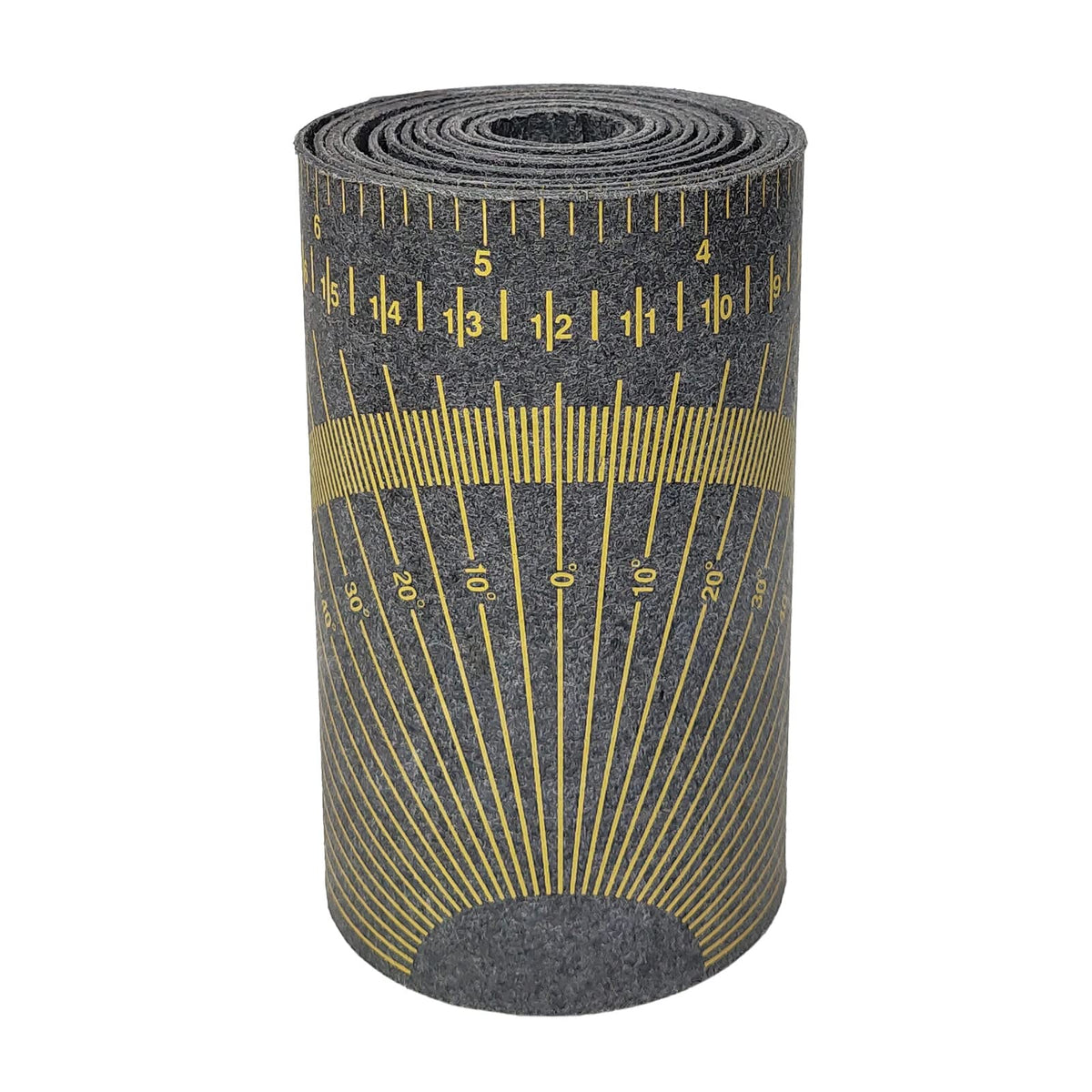 Goldland-WELD PROTECT pipe wrap-around shown on a curved pipe for circumference measurement