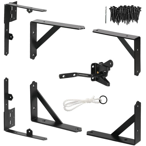 GoldOrcle corner brace kit for anti-sag gates with versatile left/right swing.
