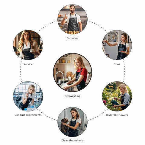 GoldPig multipurpose apron suits kitchen, butchery, grooming, and labs.
