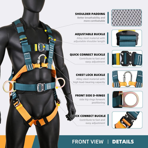 Golmudsafe breathable leg loops enhance airflow during long work sessions.