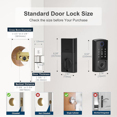GOLSPARK touchscreen keypad for keyless entry