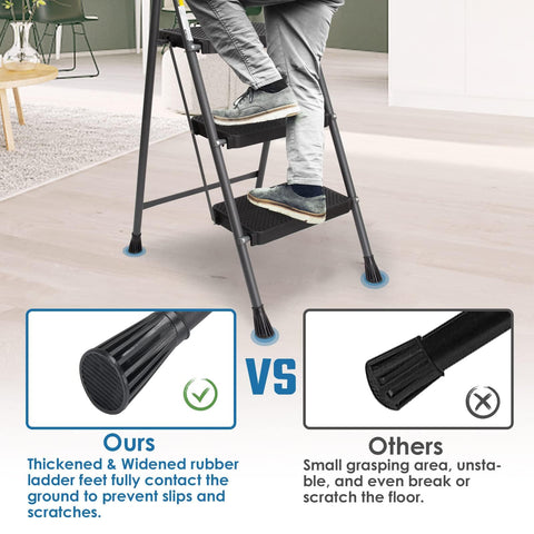 GOLYTON rubber feet provide stable grip on various floors.