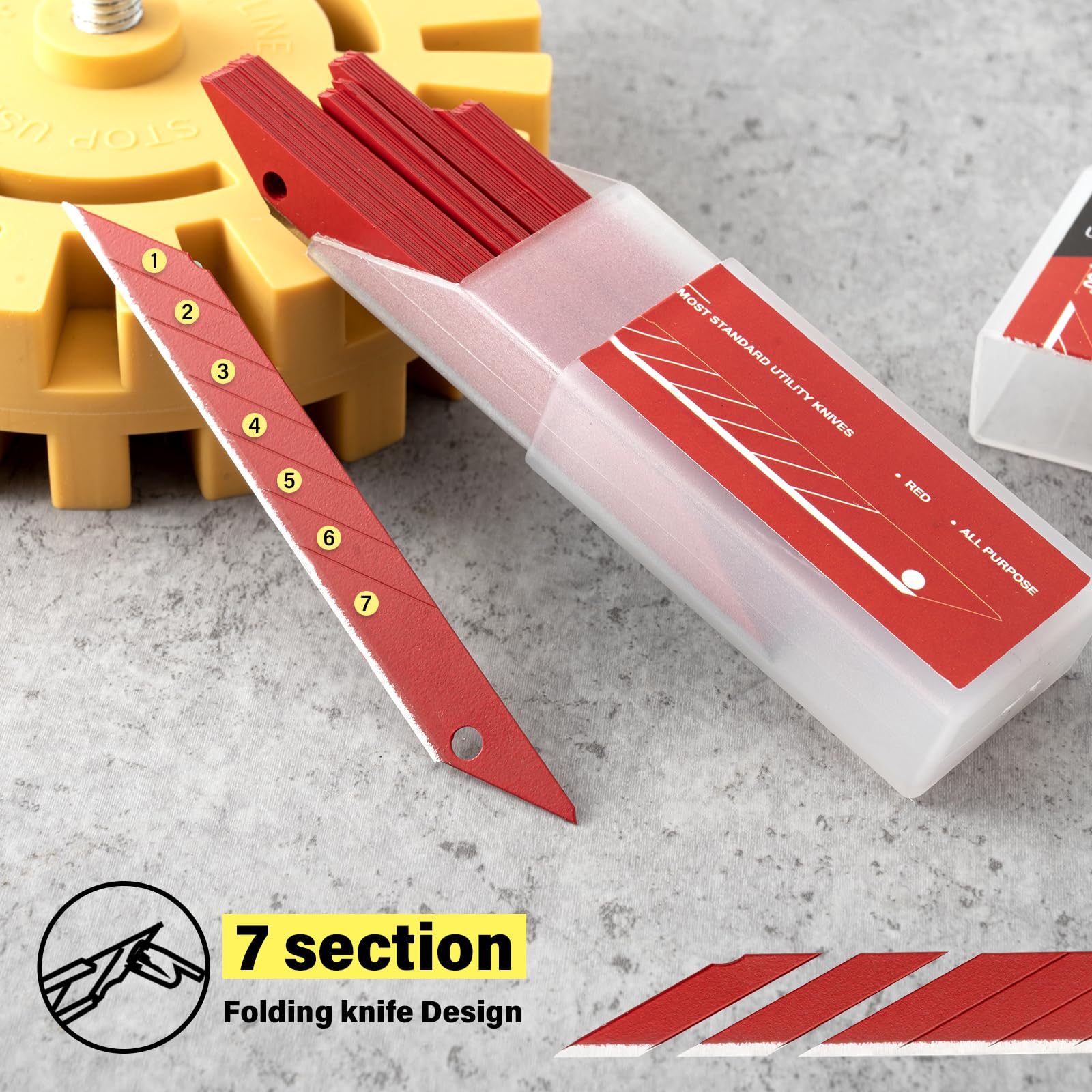 Gomake blades with a 30-degree sharp edge for precise cuts