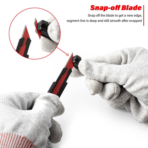 Gomake carbon steel blades with a metallic sheen for durability