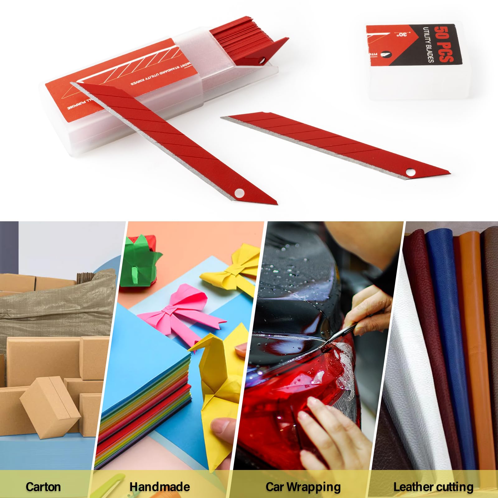 Gomake blades suitable for office and factory cutting tasks