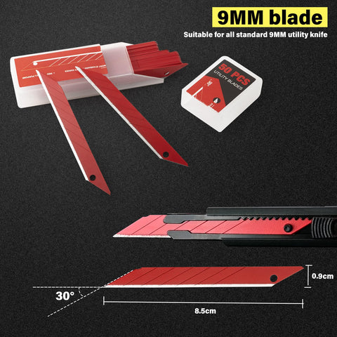 Gomake red-coated blades resist rust in daily use