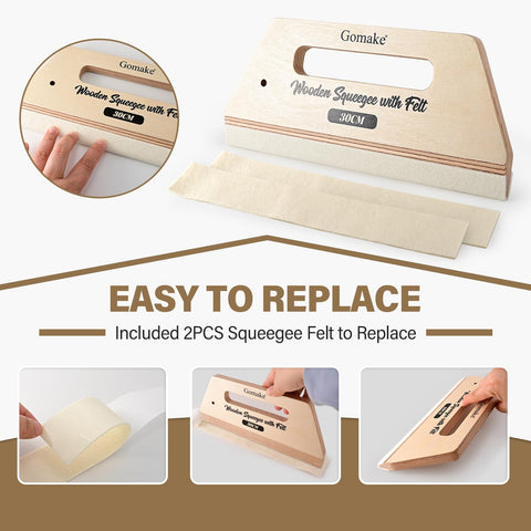 Gomake includes extra felt and is ready to tackle projects.