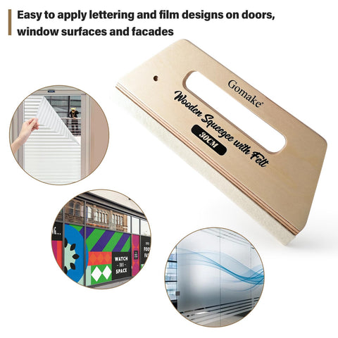Gomake ideal for window films, decals, and floor graphics.