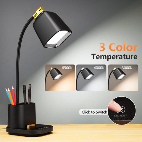 GONDSILY gooseneck lamp adjustable for precise lighting during study
