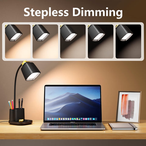 GONDSILY touch-control lamp with intuitive mode button for quick color and brightness changes