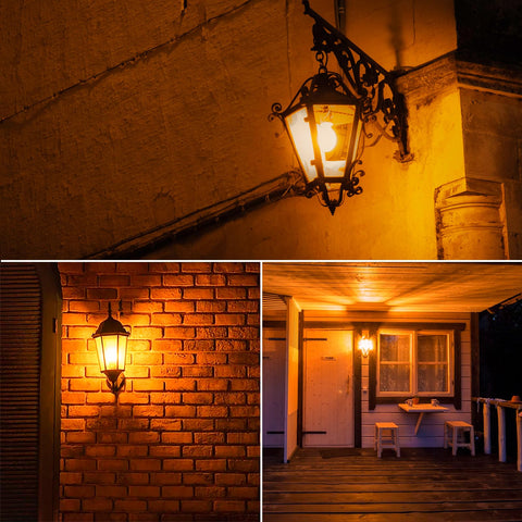 Gonhom versatile outdoor bug light for patios, garages, and doorways.