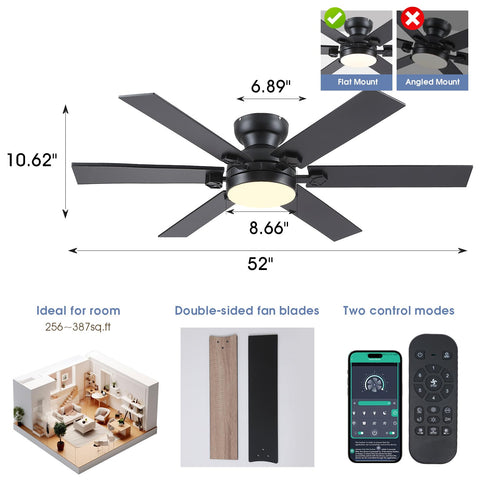 Goniyado remote control demonstrates easy wind speed and light adjustment